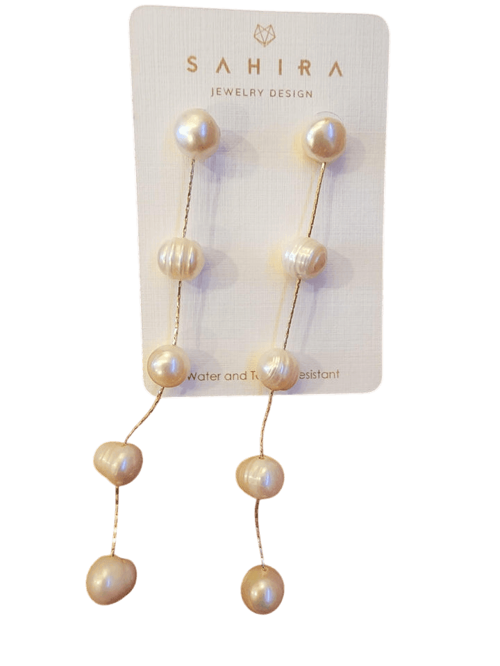 Valentina Pearl Drop Earrings - Lomie's