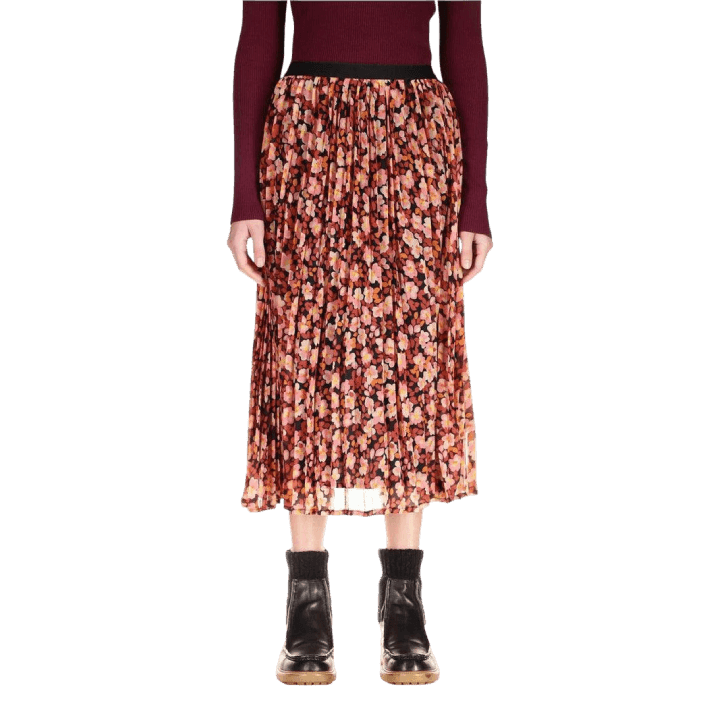 New Pleated Midi Skirt - Lomie's