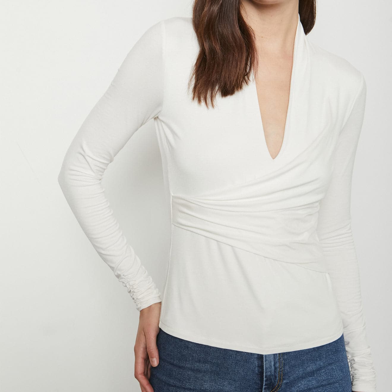 Meri Wrap Front Top  Velvet By Graham & Spencer – Velvet by Graham &  Spencer