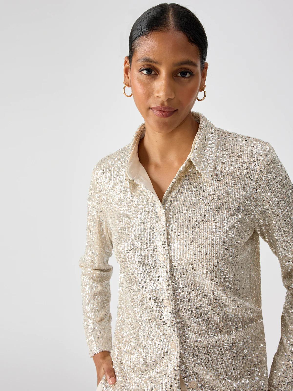 Radiant Sequin Shirt - Lomie's