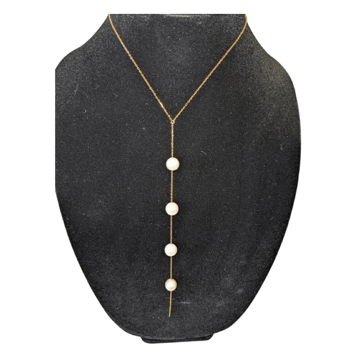 Cindy Pearl Lariat - Lomie's