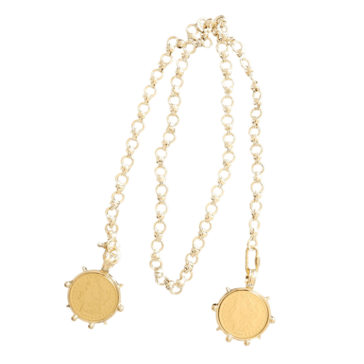 Coin Necklace - Extra Long - Lomie's