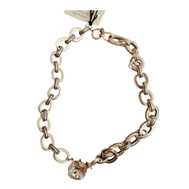 Crystal Chain Necklace - Lomie's