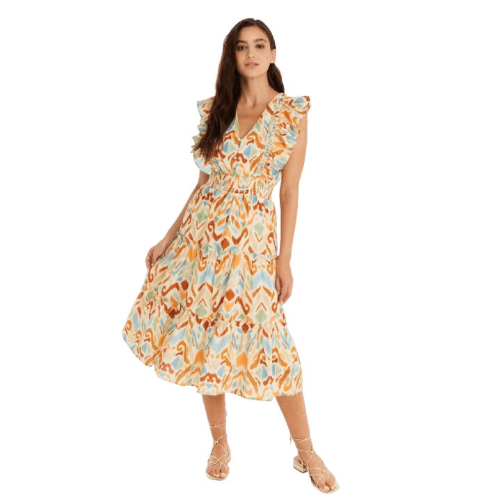 Ellie Midi Dress - Lomie's