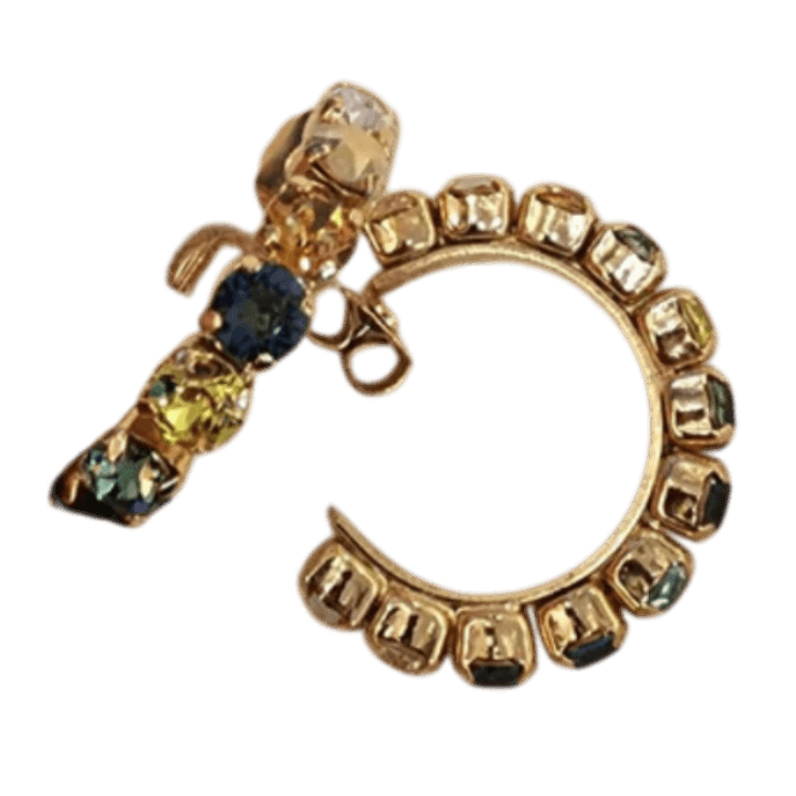 Jubiliee Hoops in Blue/Green - Lomie's