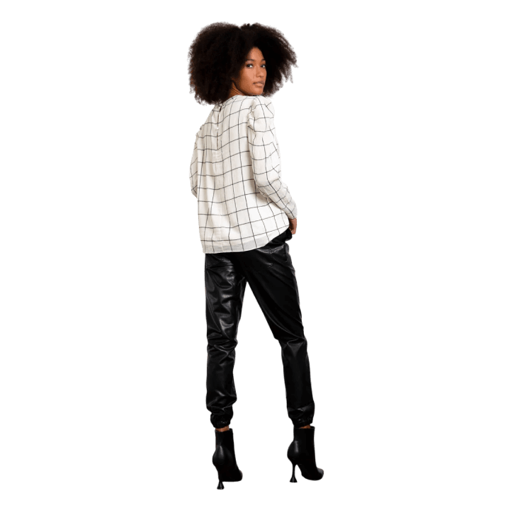 Sheer Box Stich - Ivory w/Black Top - Lomie's