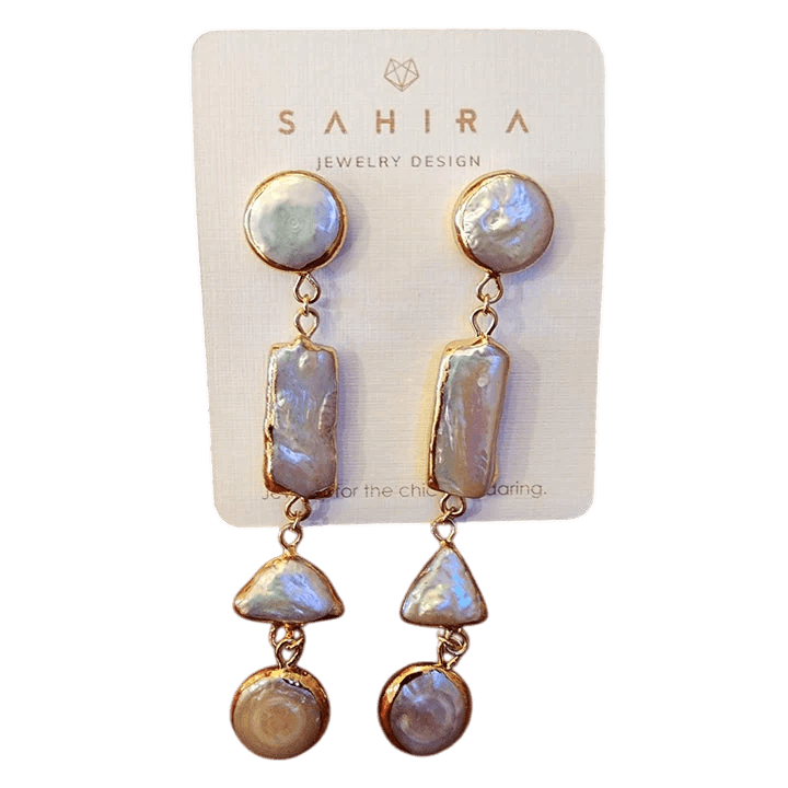 Tatiana Pearl Drop Earrings - Lomie's