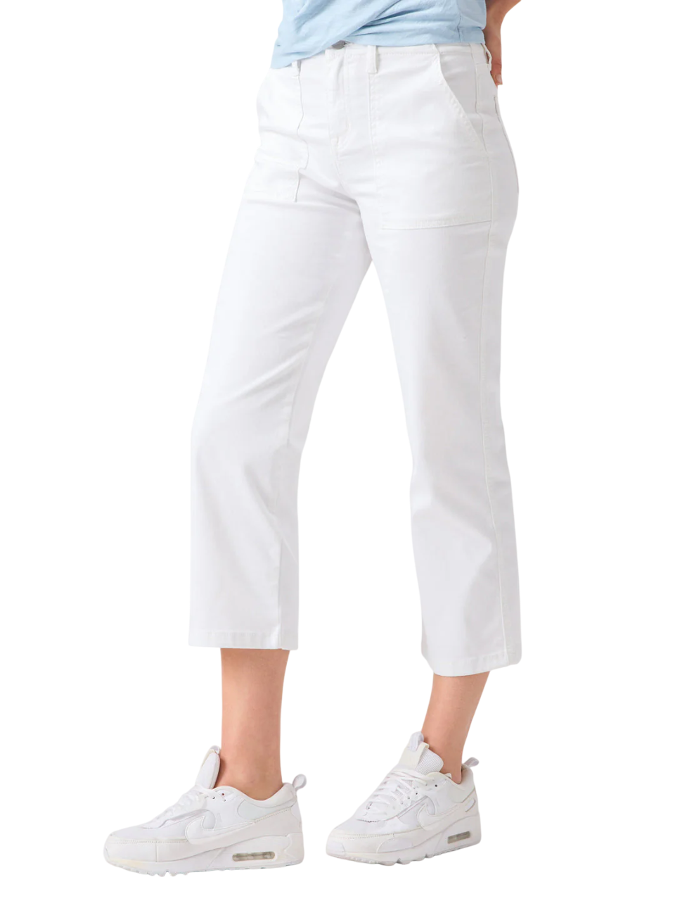 Vacation Crop - White