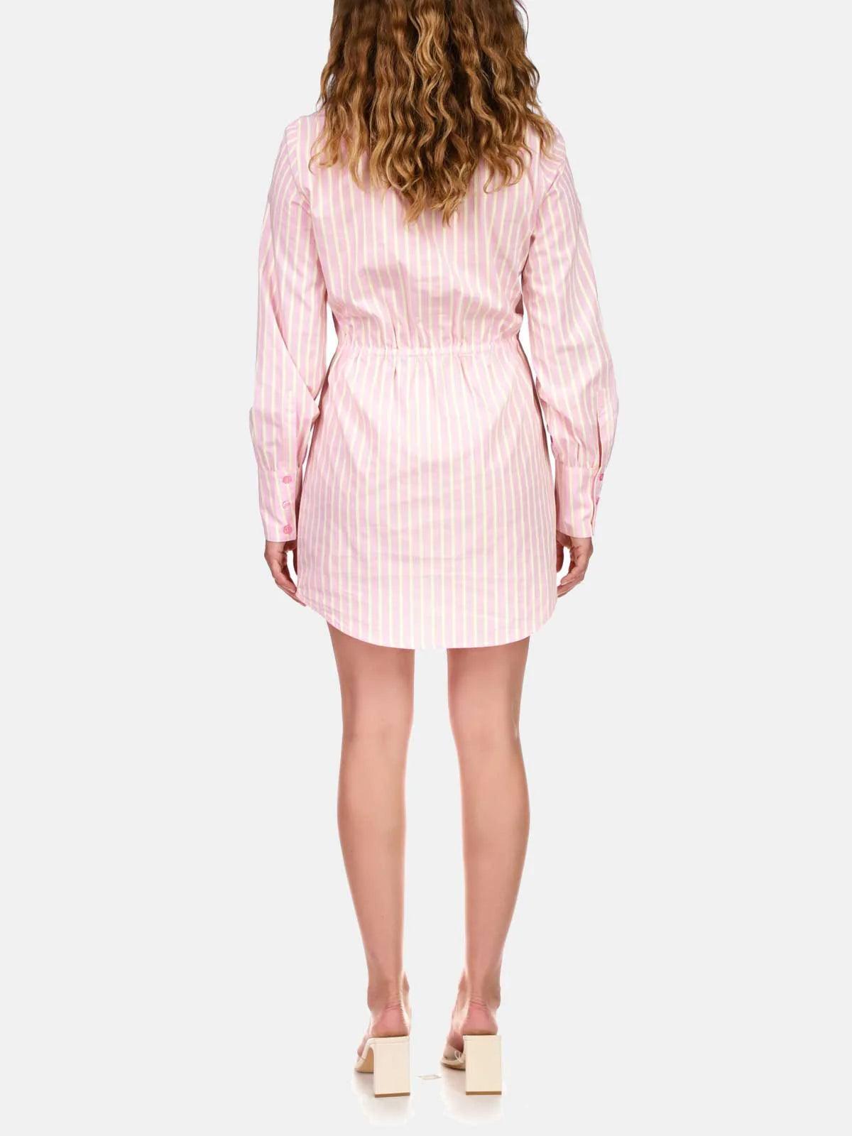 Slimmer Shirt Dress - Lomie's