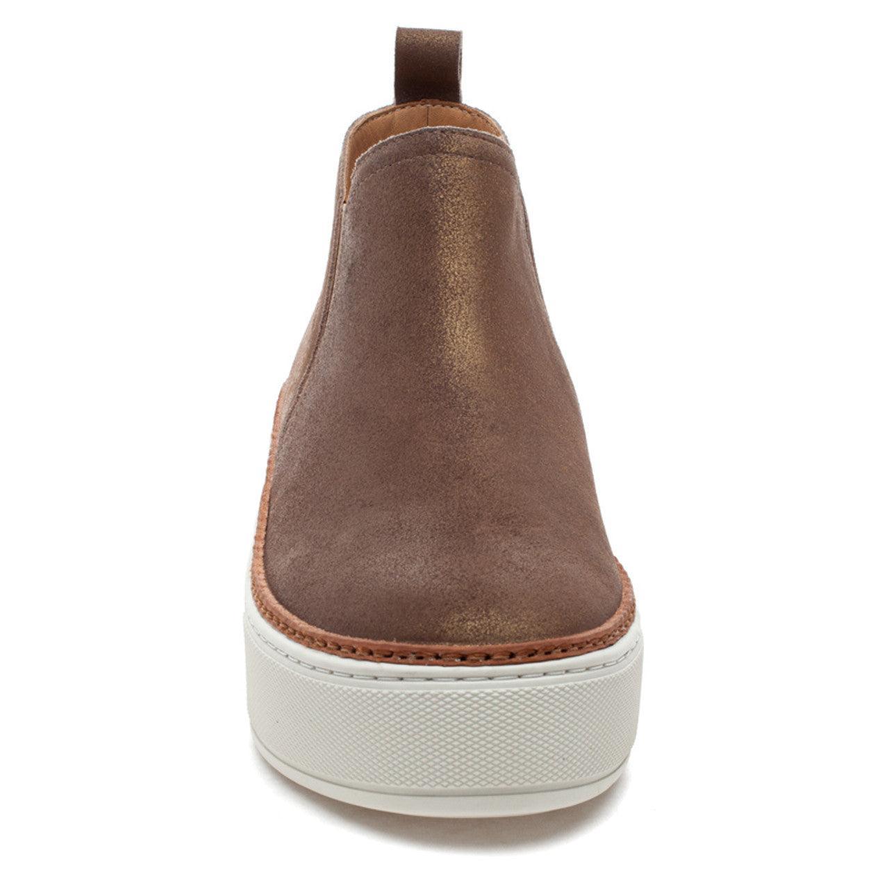 MIKA Bronze Metallic Brushed Suede - Lomie's