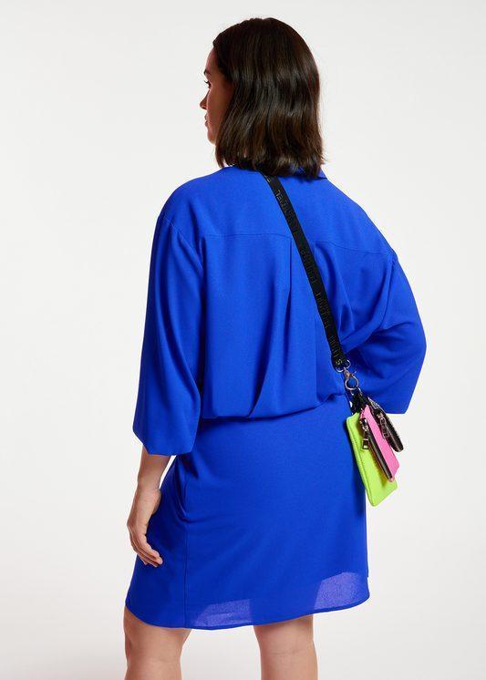 Dorsey Mini Dress with V-Neck - Lomie's