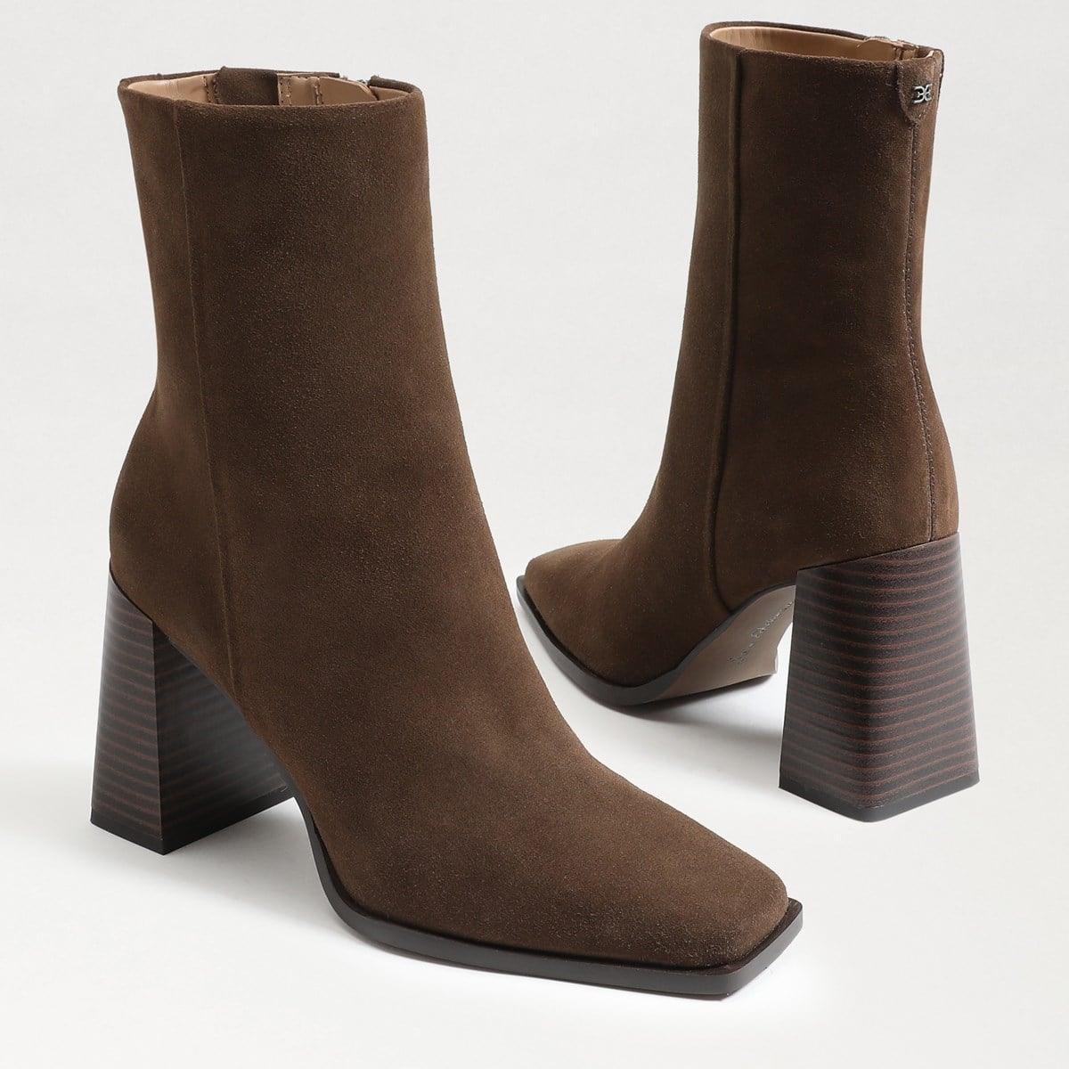 Ivette Ankle Boot in Olive - Lomie's